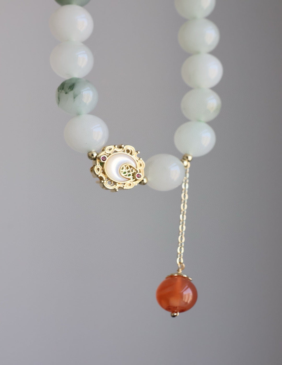adjustable gemstone bracelet