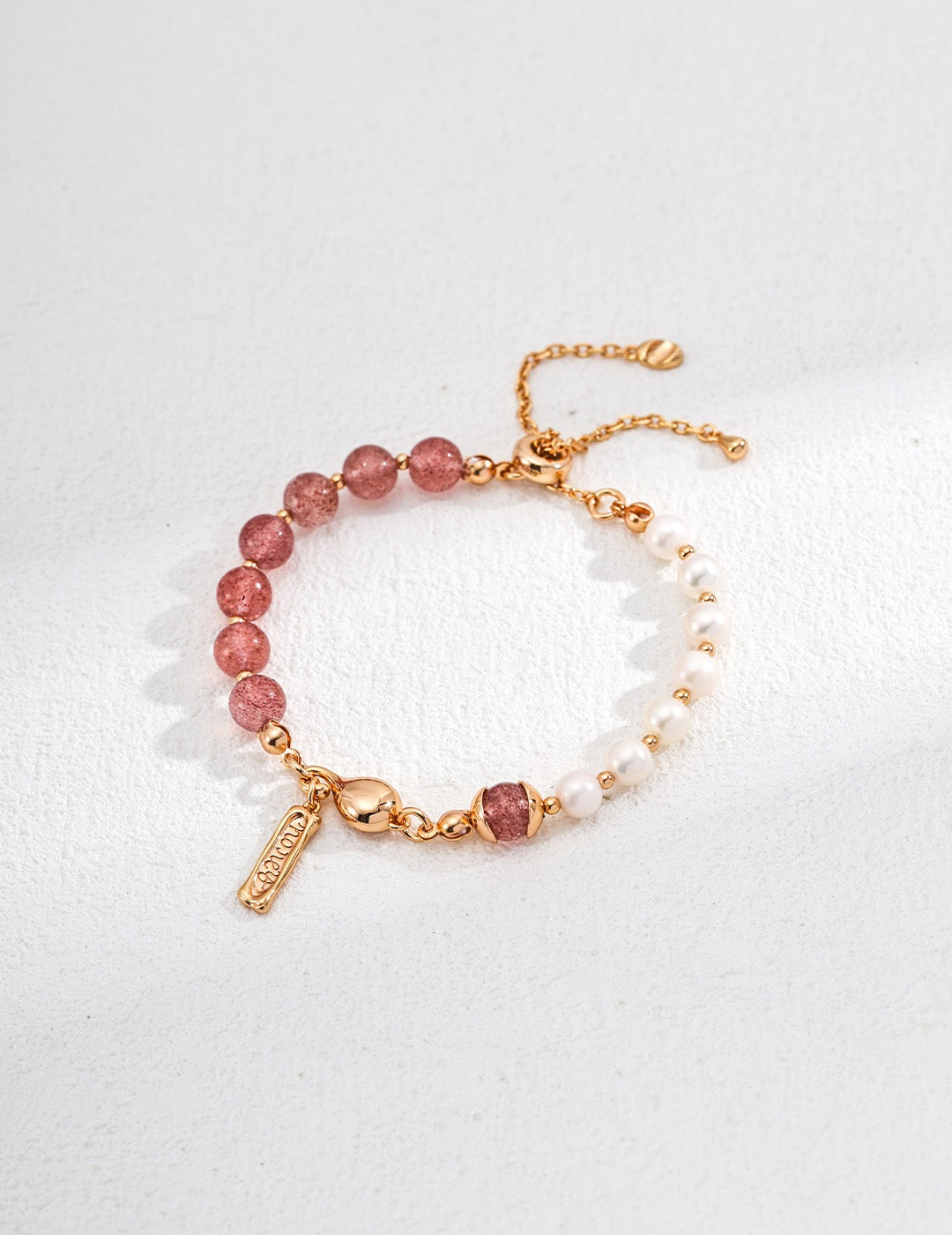 Healing Crystal Bracelet – Natural pearl and Stones for Inner Balance