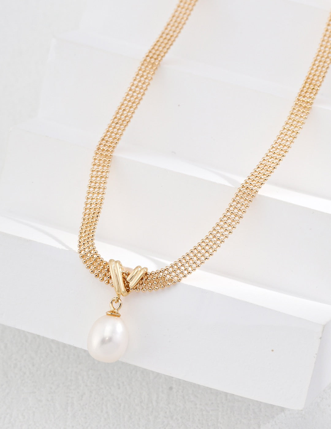 necklace, pearl, s925