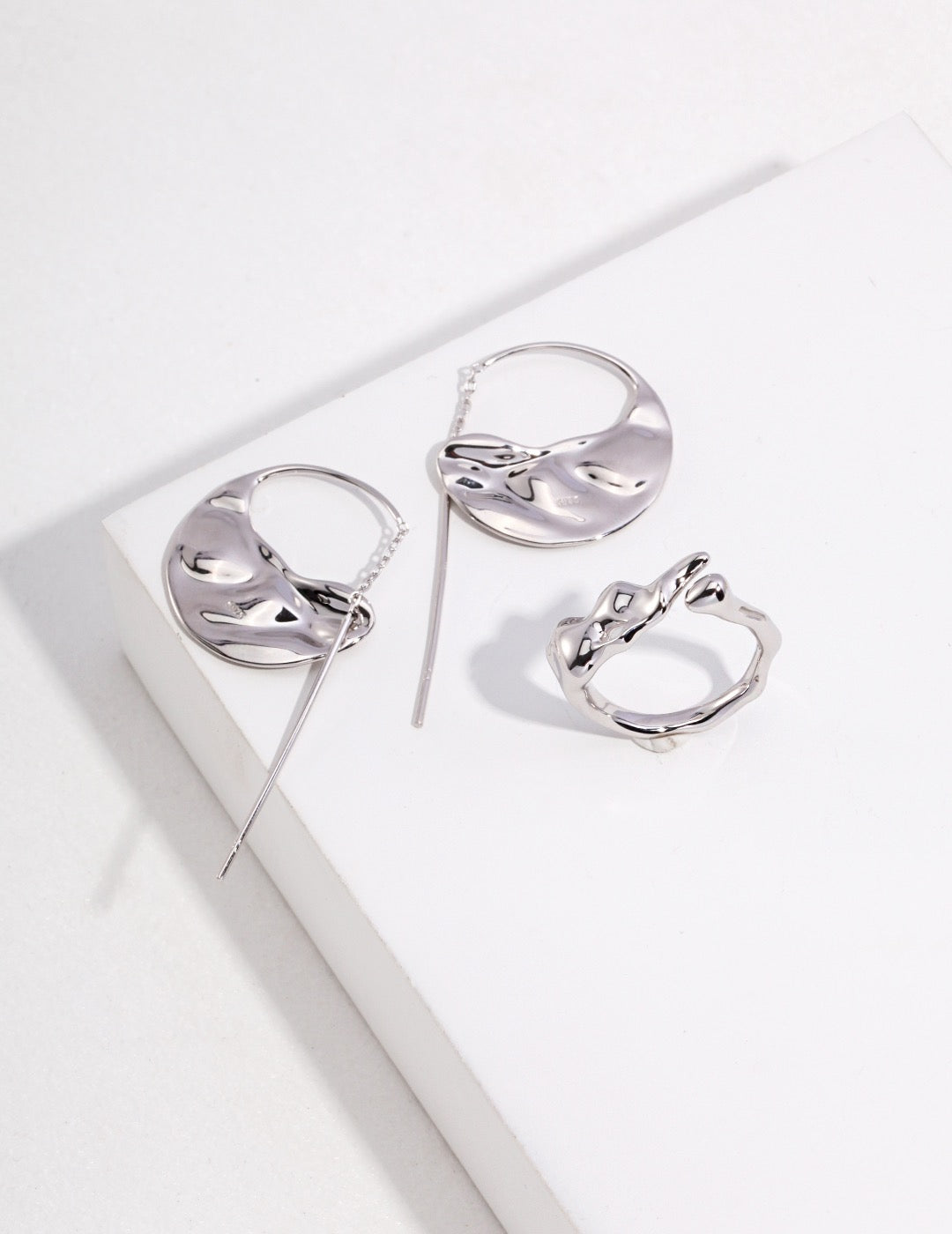 Minimalist Silver Earrings