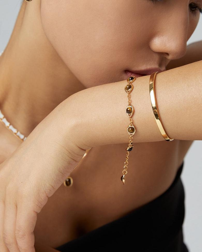 Gold-Plated Chain Bracelet – Elegant Accessory for Any Outfit