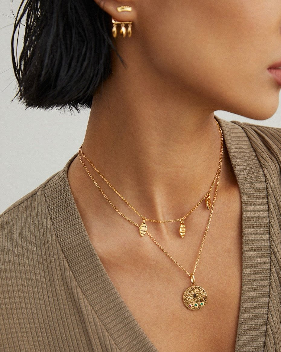 Minimalist Gold Necklace – Simple Chain with Modern Charm