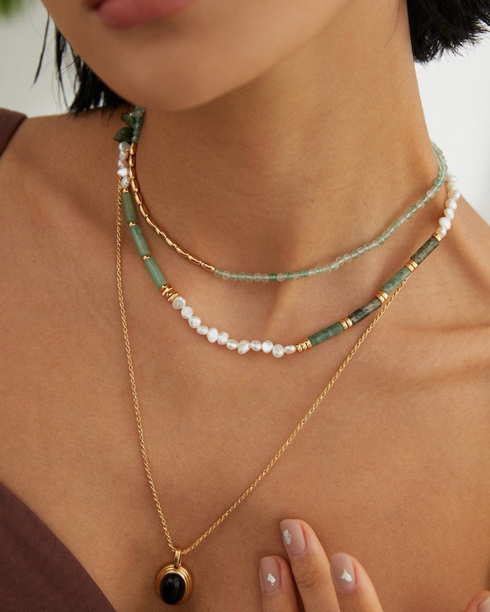 Layered Necklace Set – Stylish and Versatile Jewelry Collection