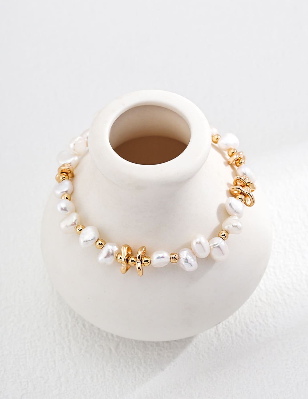 Golden Tide Pearl Jewelry set